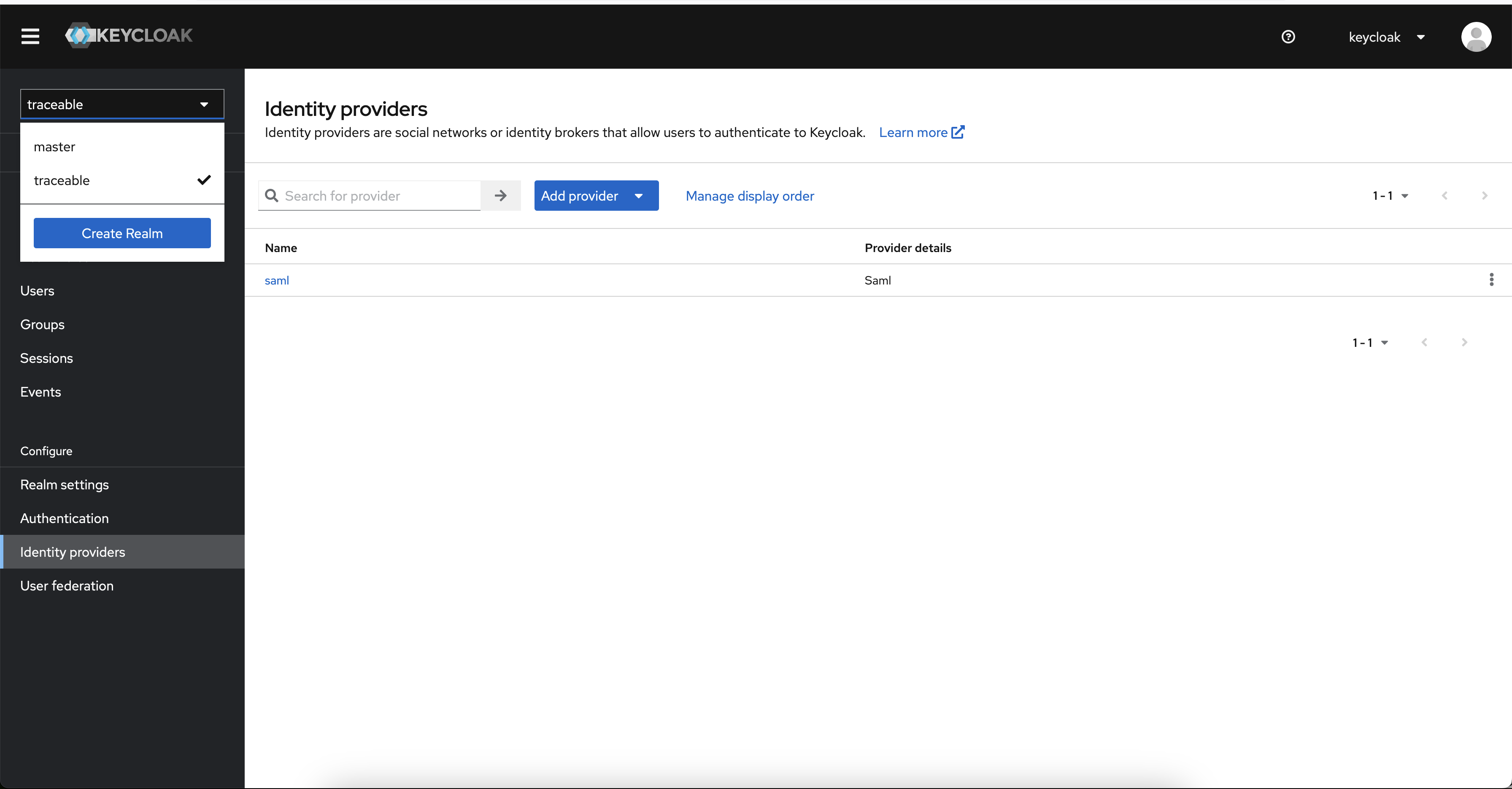 Keycloak - Identity Providers